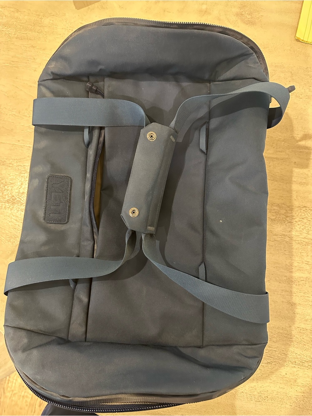 Yeti Dark Blue Duffel Bag with Webbed Straps